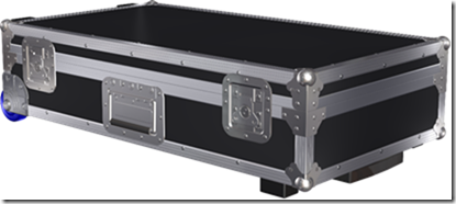 Lightweight wheeled case Ref. 6531, 850x400x200